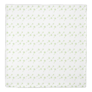 Weed Happens cute cynical dandelion Funny Vintage Duvet Cover