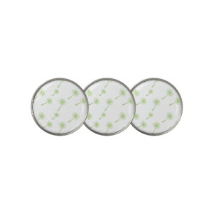 Weed Happens cute cynical dandelion Funny Vintage Golf Ball Marker
