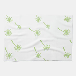 Weed Happens cute cynical dandelion Funny Vintage Kitchen Towel