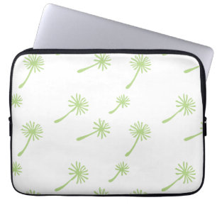 Weed Happens cute cynical dandelion Funny Vintage Laptop Sleeve