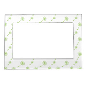 Weed Happens cute cynical dandelion Funny Vintage Magnetic Frame