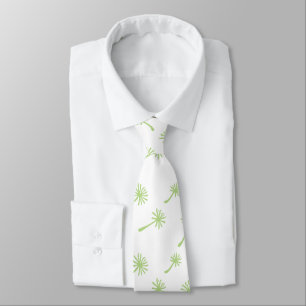 Weed Happens cute cynical dandelion Funny Vintage Neck Tie