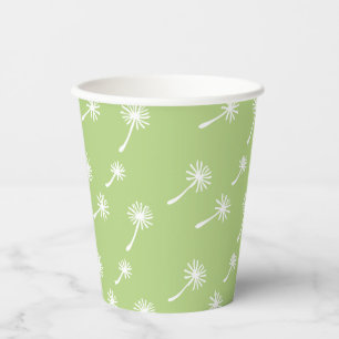 Weed Happens cute cynical dandelion Funny Vintage Paper Cups