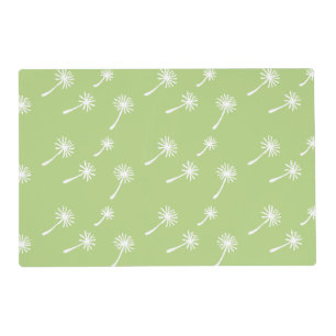 Weed Happens cute cynical dandelion Funny Vintage Placemat
