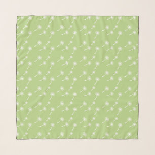 Weed Happens cute cynical dandelion Funny Vintage Scarf