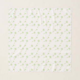 Weed Happens cute cynical dandelion Funny Vintage Scarf