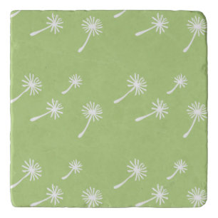 Weed Happens cute cynical dandelion Funny Vintage Trivet