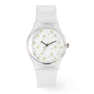 Weed Happens cute cynical dandelion Funny Vintage Watch