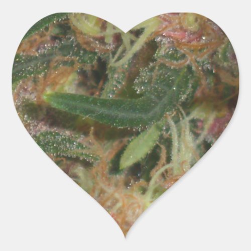 Weed Heart Sticker