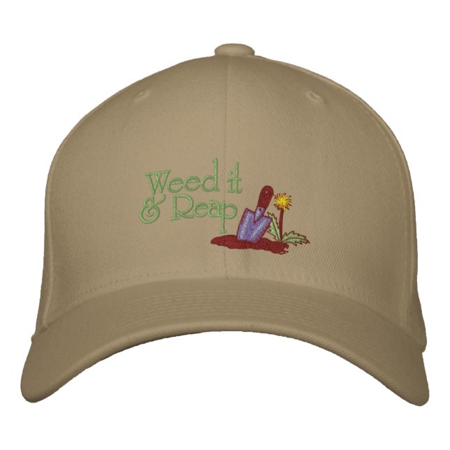 Weed It Embroidered Baseball Hat (Front)