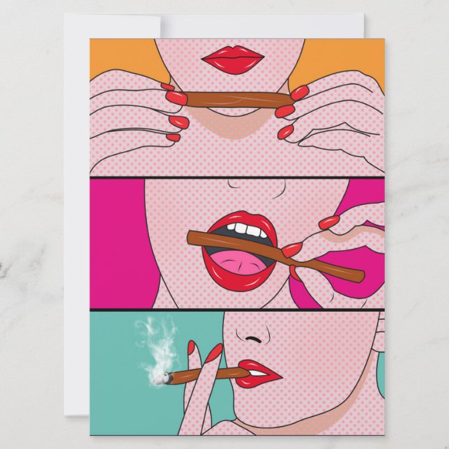 weed lady  card (Front)