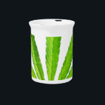 WEED LEAF BEVERAGE PITCHER<br><div class="desc">WEED LEAF</div>