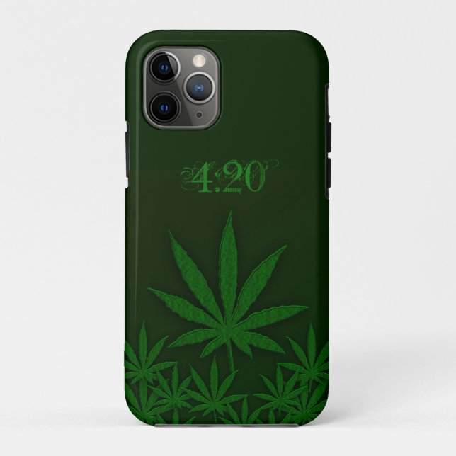 Weed Leaf Case-Mate iPhone Case (Back)