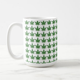 Weed Leaf Christmas Personalized Coffee Mug