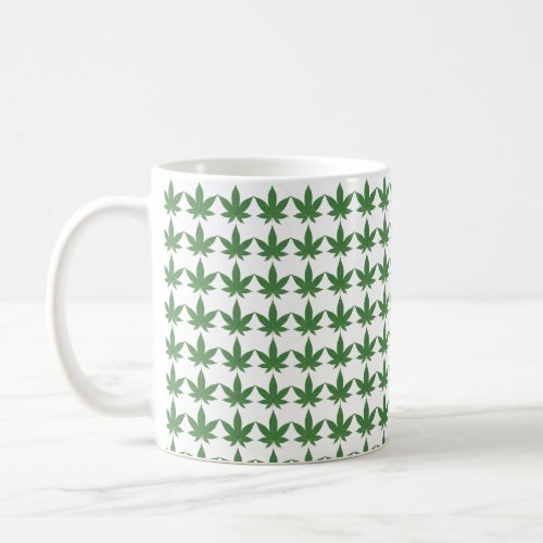 Weed Leaf Christmas Personalized Coffee Mug