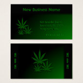 Weed Leaf Emerald Green (Front & Back)