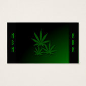 Weed Leaf Emerald Green (Back)