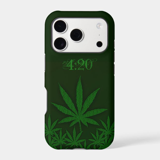 Weed Leaf Iphone Case (Back)