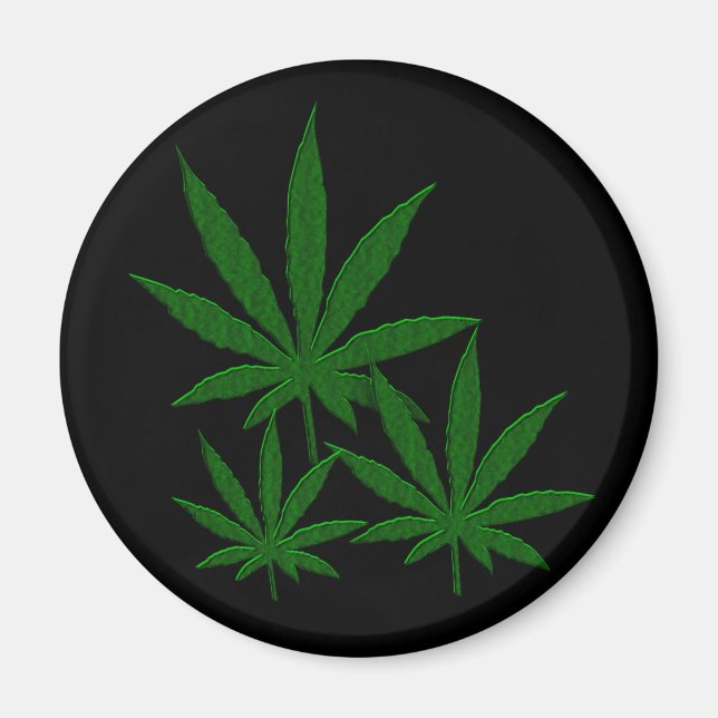 Weed Leaf Magnet (Front)