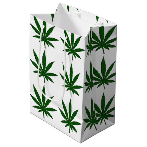 Weed Leaf Medium Gift Bag