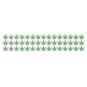 Weed Leaf Personalized Table Runner