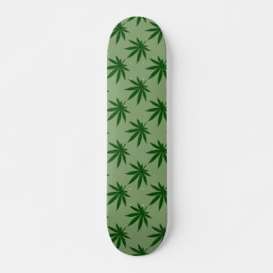 Weed Leaf Skateboard Deck
