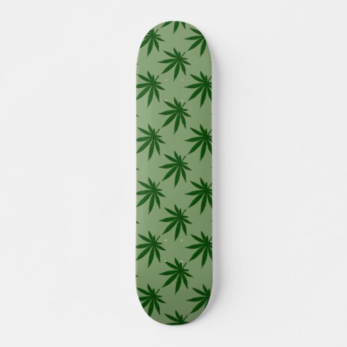 Weed Leaf Skateboard Deck