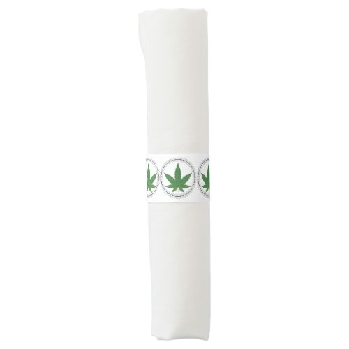 Weed Leaf Tree Swirl Trim Napkin Bands