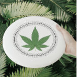 Weed Leaf Tree Swirl Trim Personalized Wham-o Frisbee at Zazzle