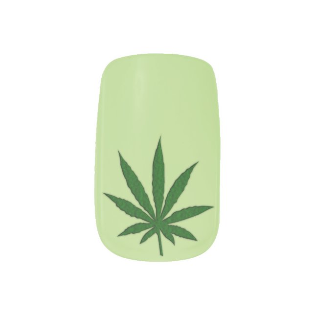 Weed Minx Nail Wraps (Right Thumb)