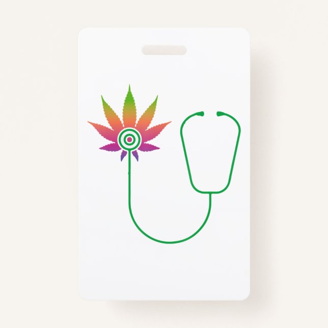 Weed Nurse Weed Badge (Front)