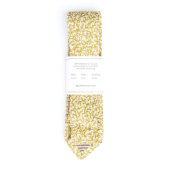 Weed of the Sea Floral Vine Woven Necktie (Back)