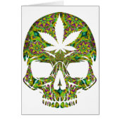 Weed Skull Skeleton Head (Front)