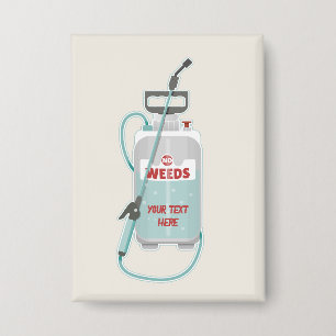 Weed spray garden maintenance button