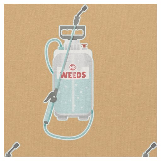 Weed spray garden maintenance fabric