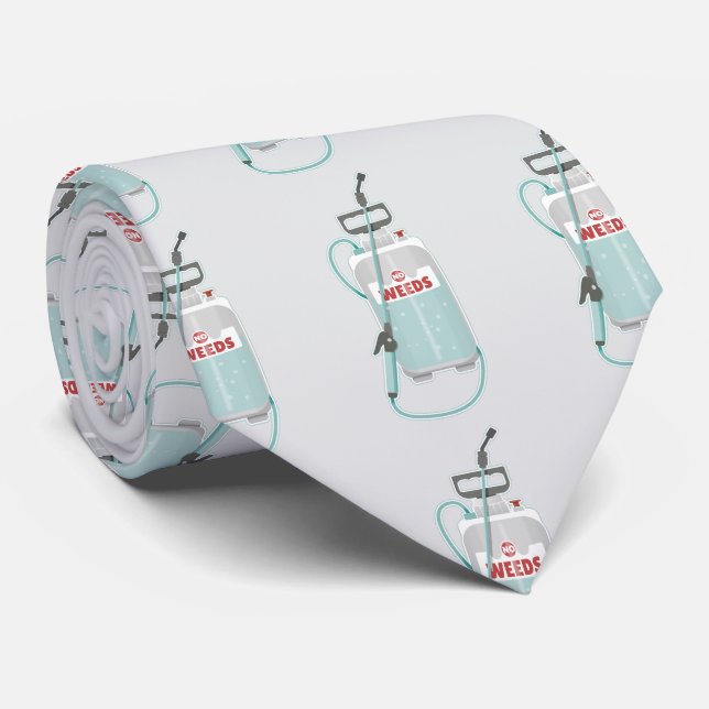 Weed spray garden maintenance neck tie (Rolled)
