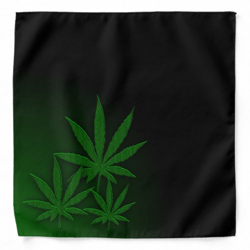 Weed Triple Leaf Bandana