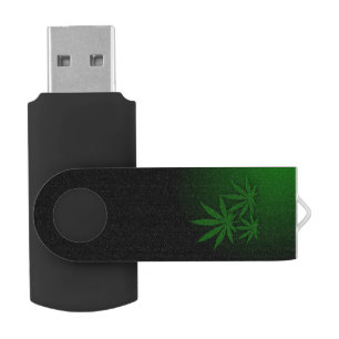 Weed Triple Leaf Flash Drive