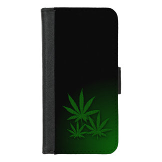 Weed Triple Leaf iPhone 8/7 Wallet Case