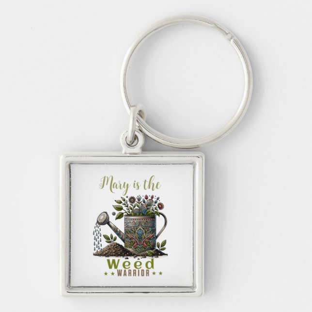 Weed Warrior Keychain (Front)
