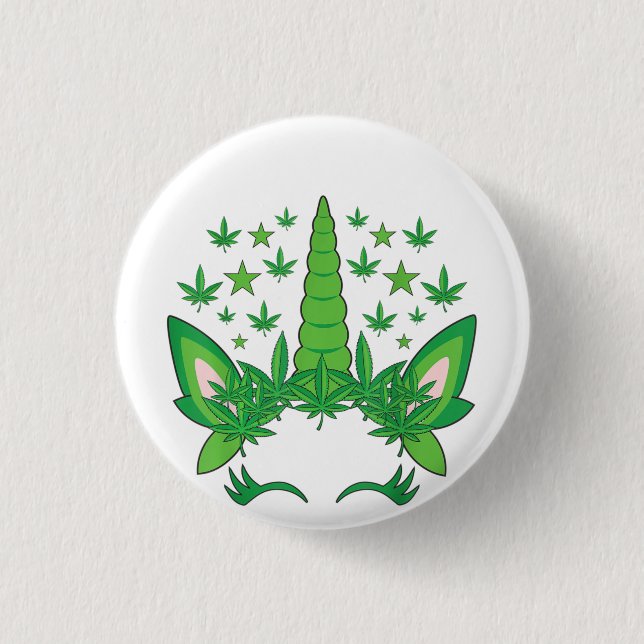 Weedicorn Button (Front)