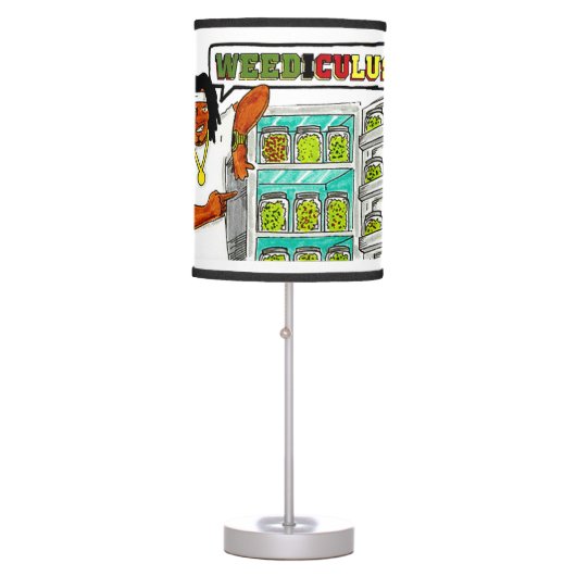 Weediculus Table Lamp (Front)