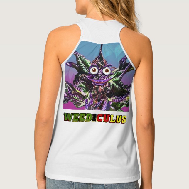 Weediculus Tank Top (Back)