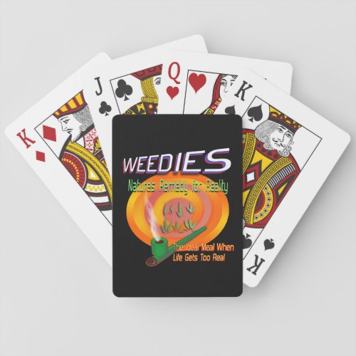 Weedies Natures Remedy for Reality Playing Cards