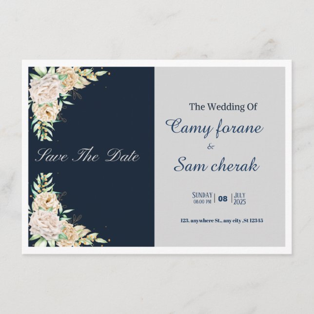 Weeding Enclosure Card (Front)