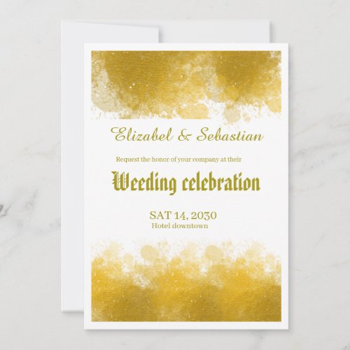 Weeding invitation 