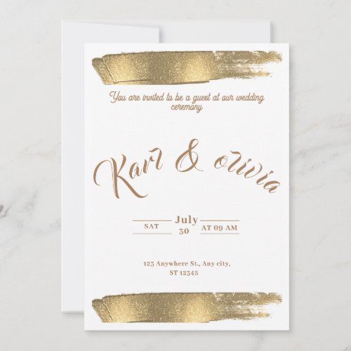 Weeding invitation