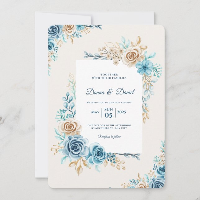 weeding invitation card (Front)