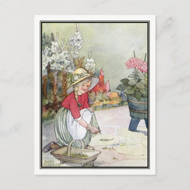 Weeding Paths by Anne Anderson Postcard (Front)