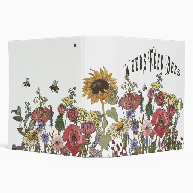 Weeds Feed Bees Binder (Background)